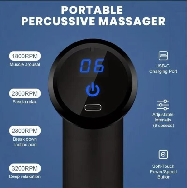 mini handheld massage gun
